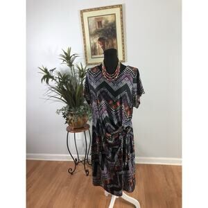 Shelby & Palmer Women Dress Plus 2X Whimsigoth Sleeveless Fairy Core Mob Wife